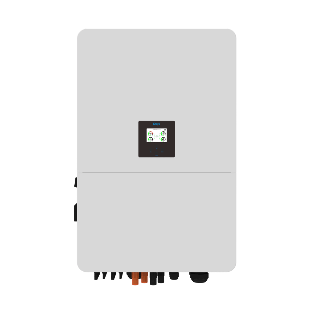 Гібридний інвертор Deye SUN-60K-SG02HP3-EU-EM6 60 кВт, 3 фази, 6 MPPT, високовольтна АКБ (HV)