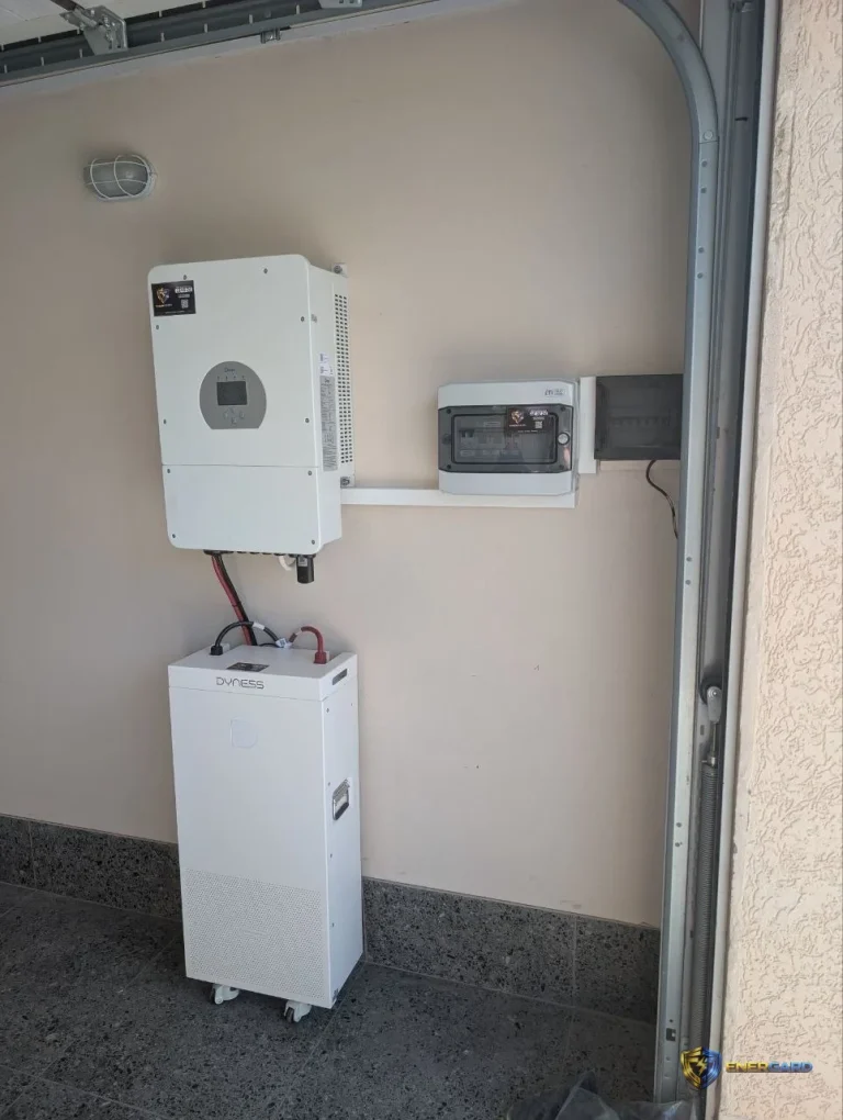 Гібридний інвертор Deye з накопичувачем — монтаж ENERGARD
